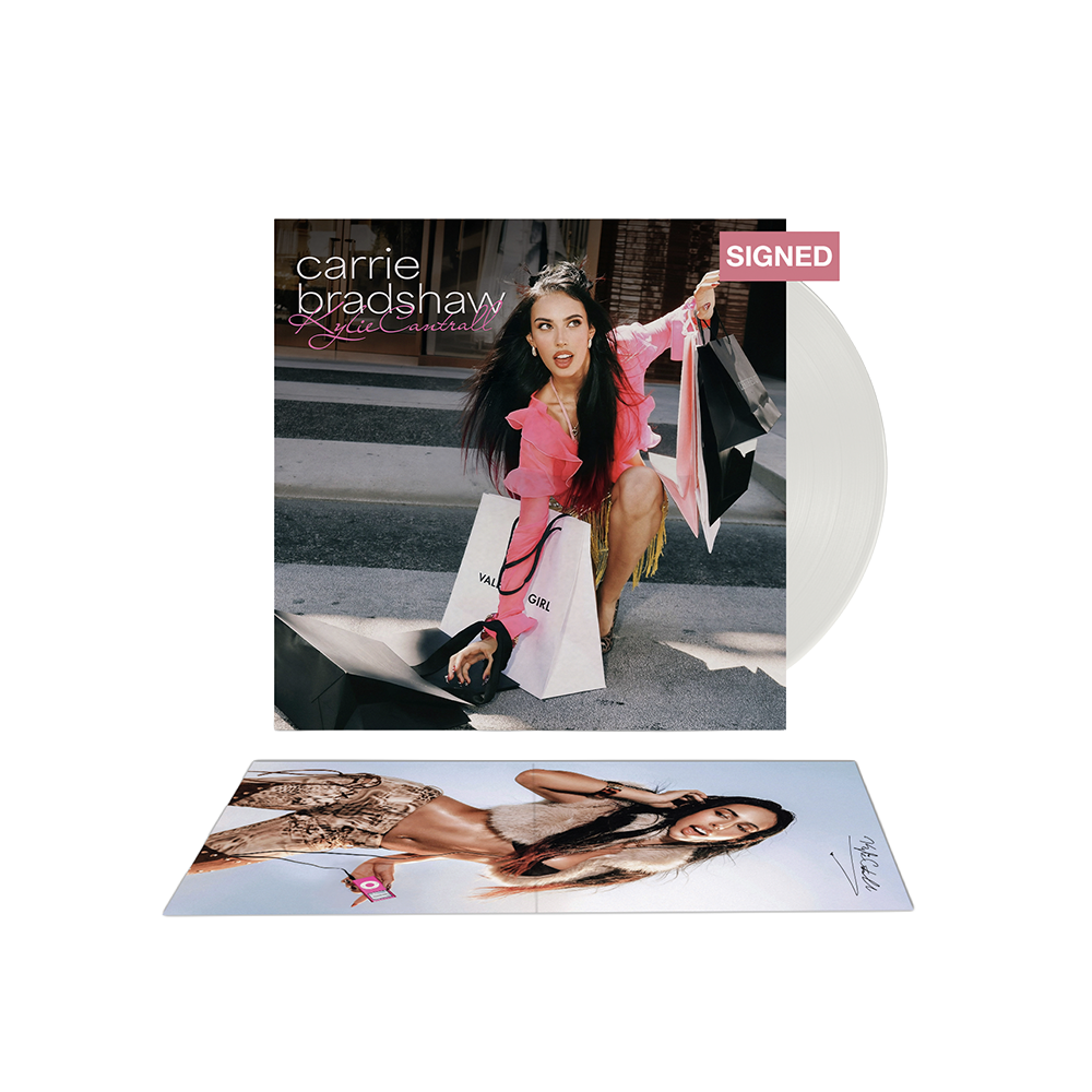 Carrie Bradshaw 7” vinyl with Signed Poster